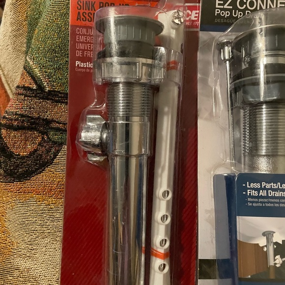 Lot of 2 Pop-up Drain Assemblies DANCO EZ Connect 10692 & ACE Hardware 41698 NEW - Picture 9 of 12